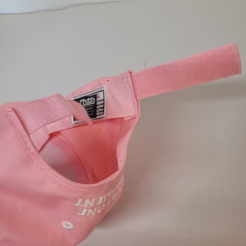 John Deere Womens Pink Baseball Cap Hat Adjustable Stag Logo - Picture 8 of 8